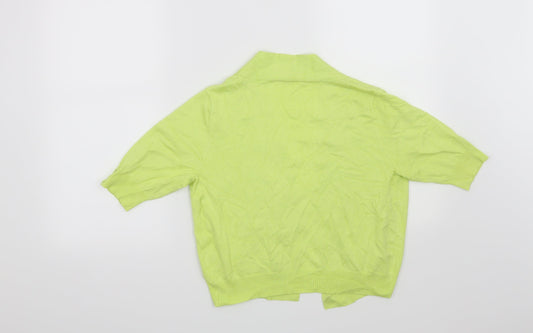 First Avenue Womens Green   Cardigan Jumper Size 12