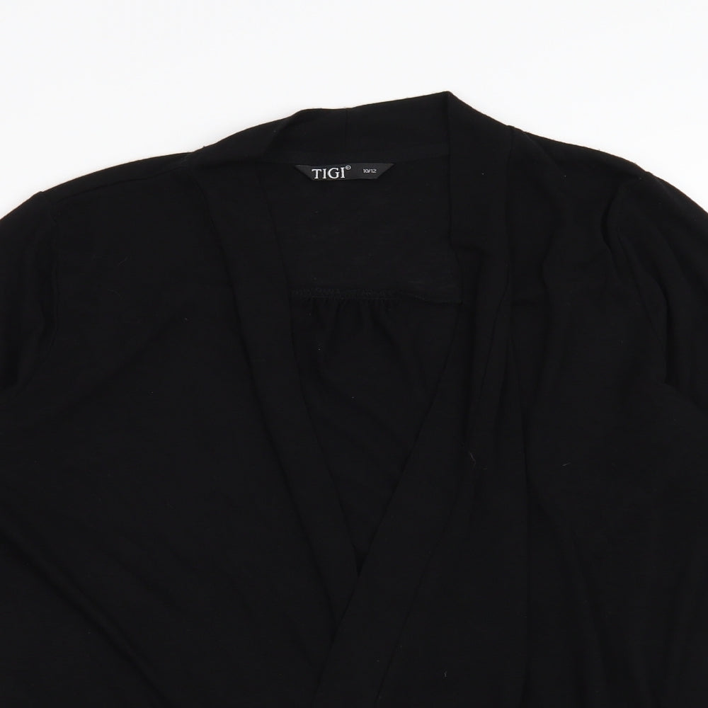 Tigi Womens Black   Basic T-Shirt Size 10