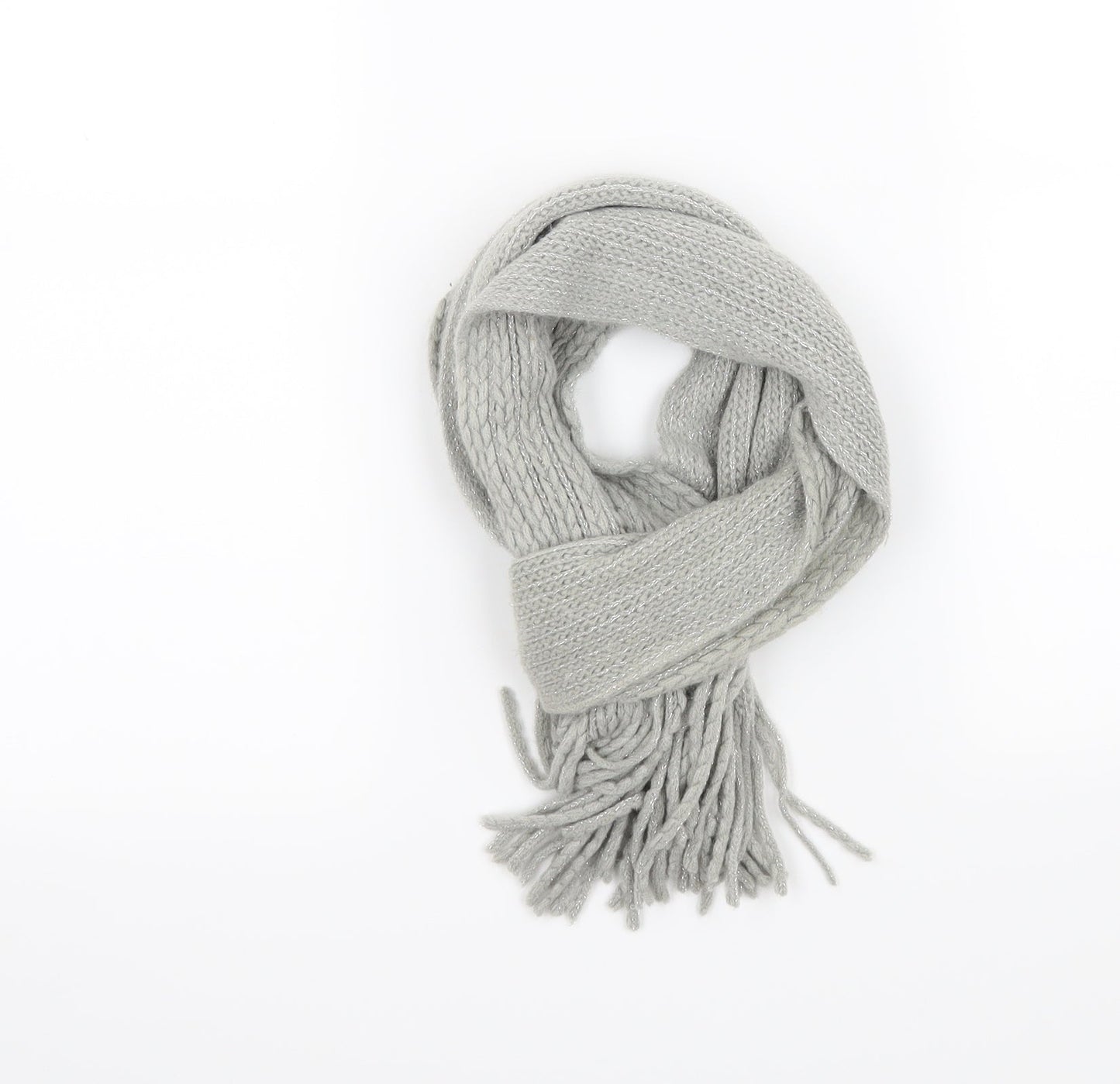 Preworn Womens Grey    Scarf