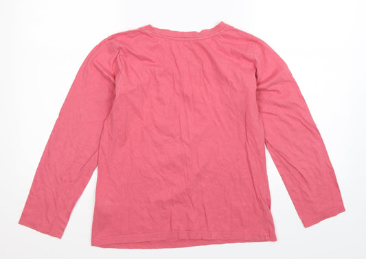 Disney Womens Pink   Basic T-Shirt Size 8