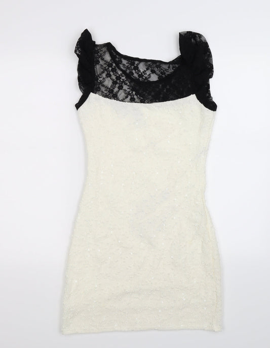 Preworn Womens White   Bodycon  Size S