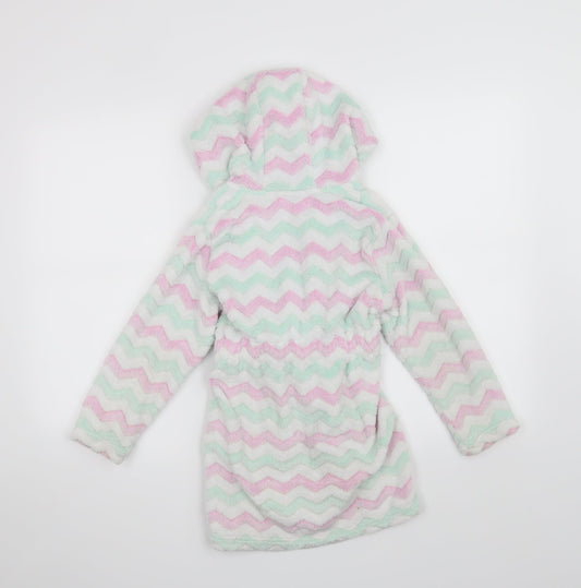 Matalan Girls Blue Solid  Top Robe Size 6 Years