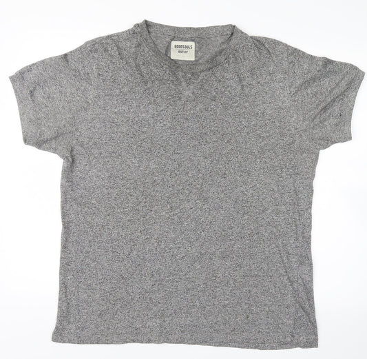 good souls Womens Grey   Basic T-Shirt Size L