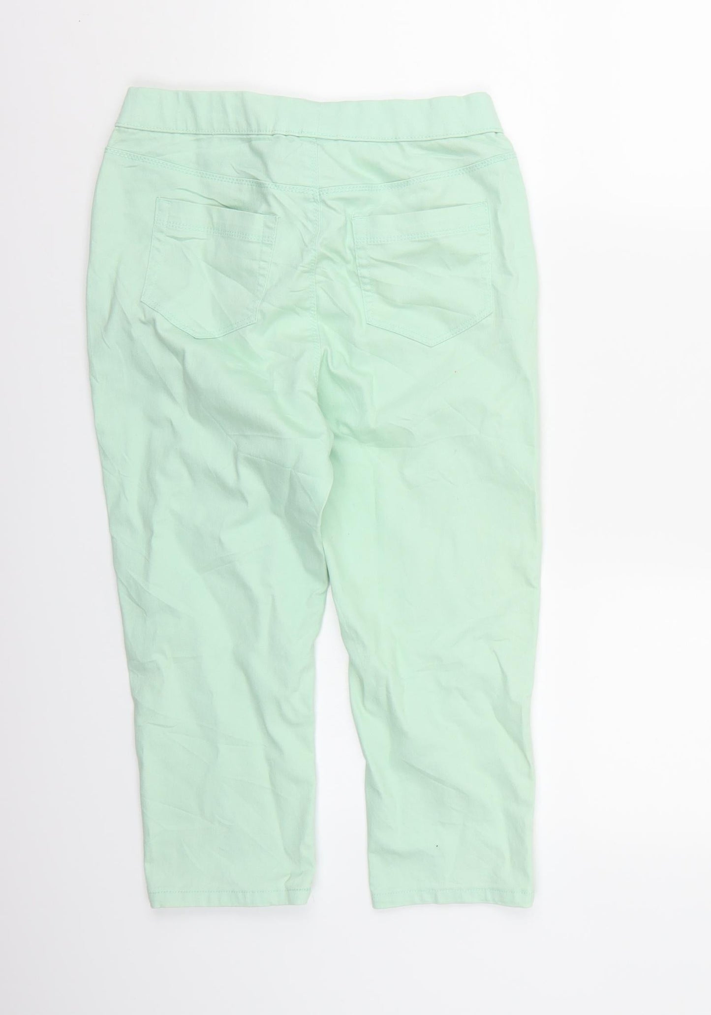 365 Denim Womens Green  Denim Chino Shorts Size 10 - Jeggings
