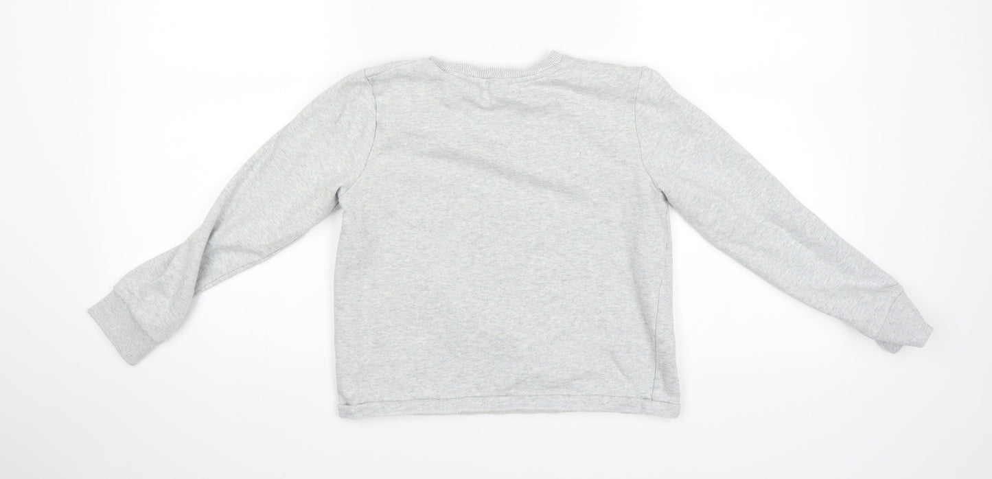 TU  Girls Grey   Pullover Sweatshirt Size 10 Years