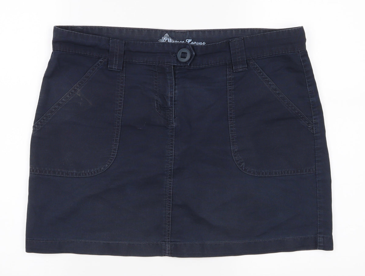 New Look Womens Blue   A-Line Skirt Size 14