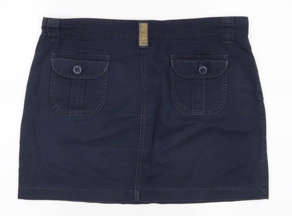 New Look Womens Blue   A-Line Skirt Size 14