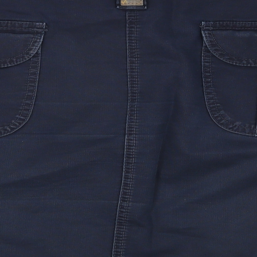 New Look Womens Blue   A-Line Skirt Size 14