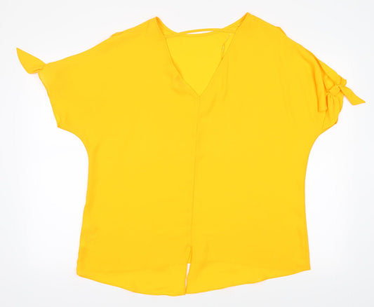 Peacocks Womens Orange   Basic Blouse Size 16
