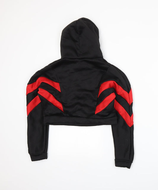 Liranmel Womens Black   Pullover Hoodie Size S