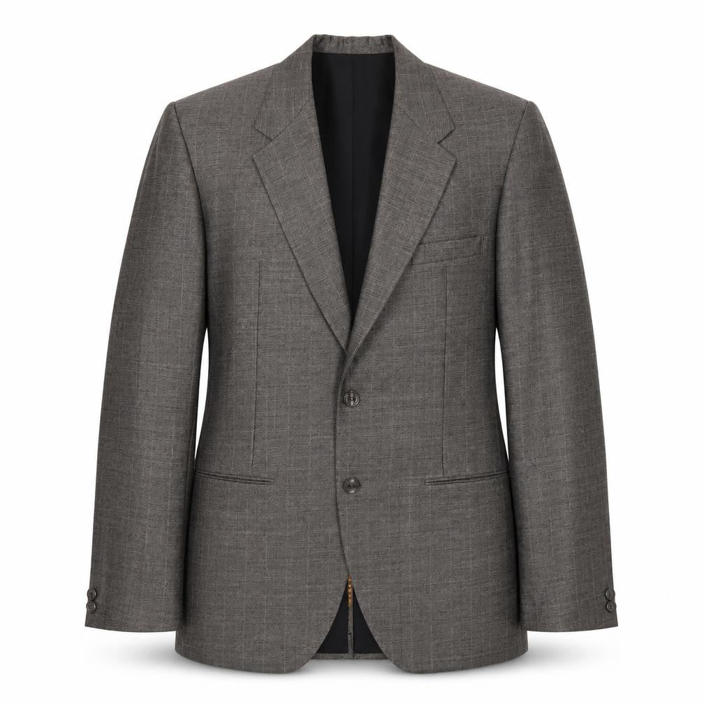 Front view of Fitwell Tailors men’s brown jacket suit jacket, size L