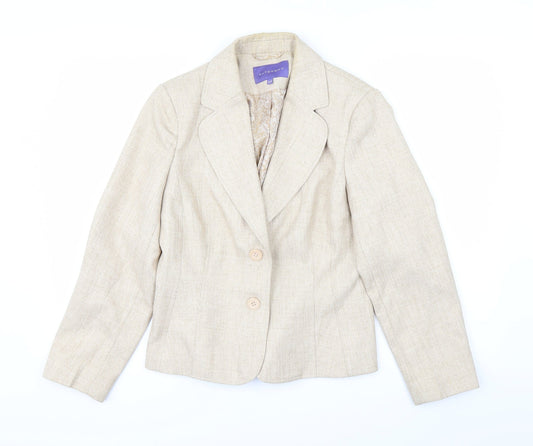 Autonomy Womens White   Overcoat Coat Size 12