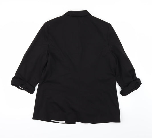 redherring Womens Black   Overcoat Coat Size 14