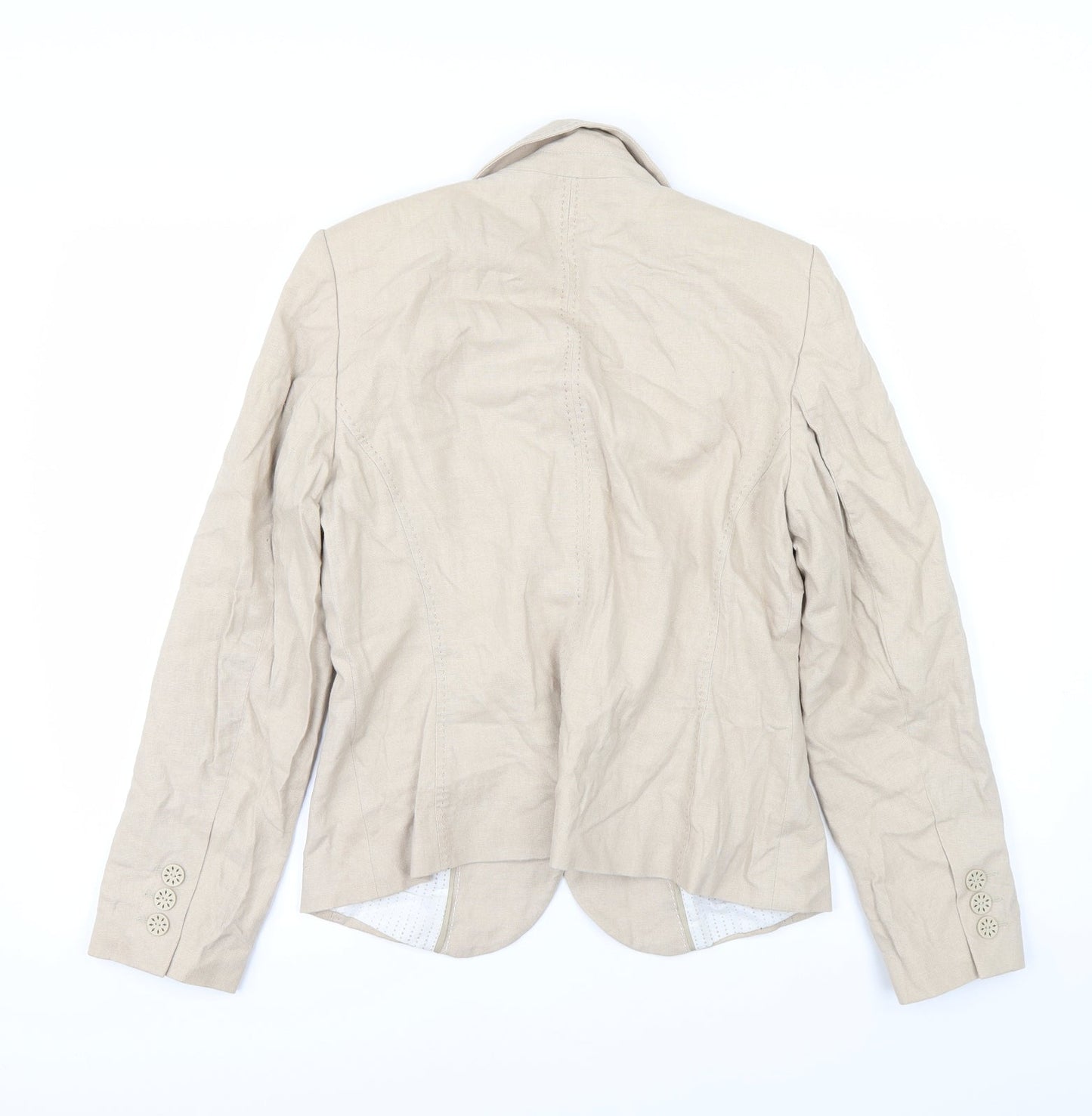 Marks and Spencer Womens White   Overcoat Coat Size 12