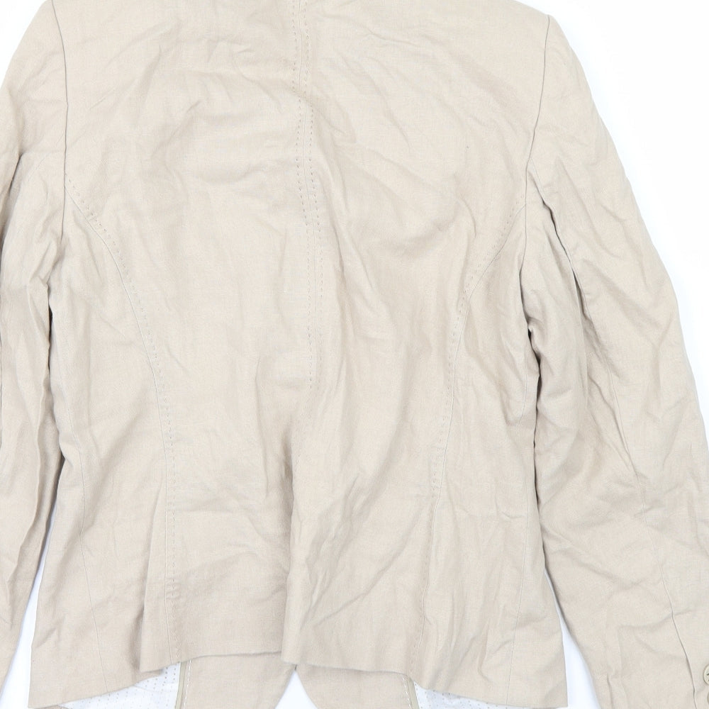 Marks and Spencer Womens White   Overcoat Coat Size 12