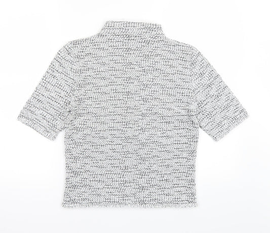 Dikton's Womens White   Basic T-Shirt Size M