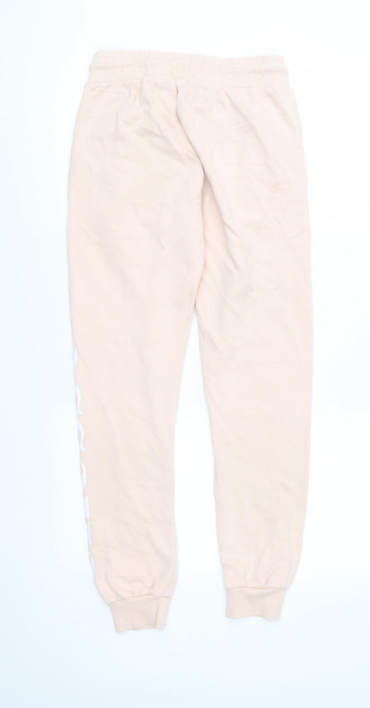 ellesse Womens Pink  Jersey Jogger Trousers Size 30 in L27 in