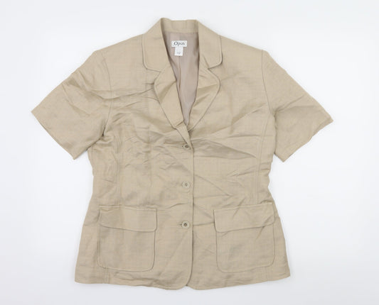 OPUS Womens Beige   Jacket Blazer Size 12