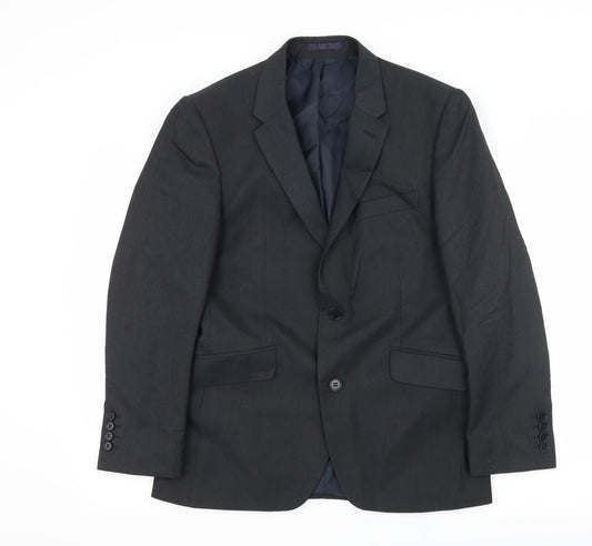 Tom English Mens Grey   Jacket Suit Jacket Size M