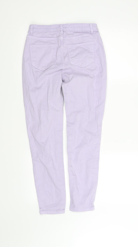 jenna Womens Purple   Straight Jeans Size 6 L28 in