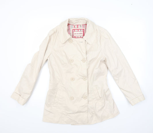 peruna Womens Beige   Jacket Coat Size 10