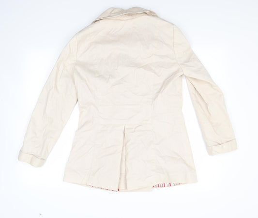 peruna Womens Beige   Jacket Coat Size 10
