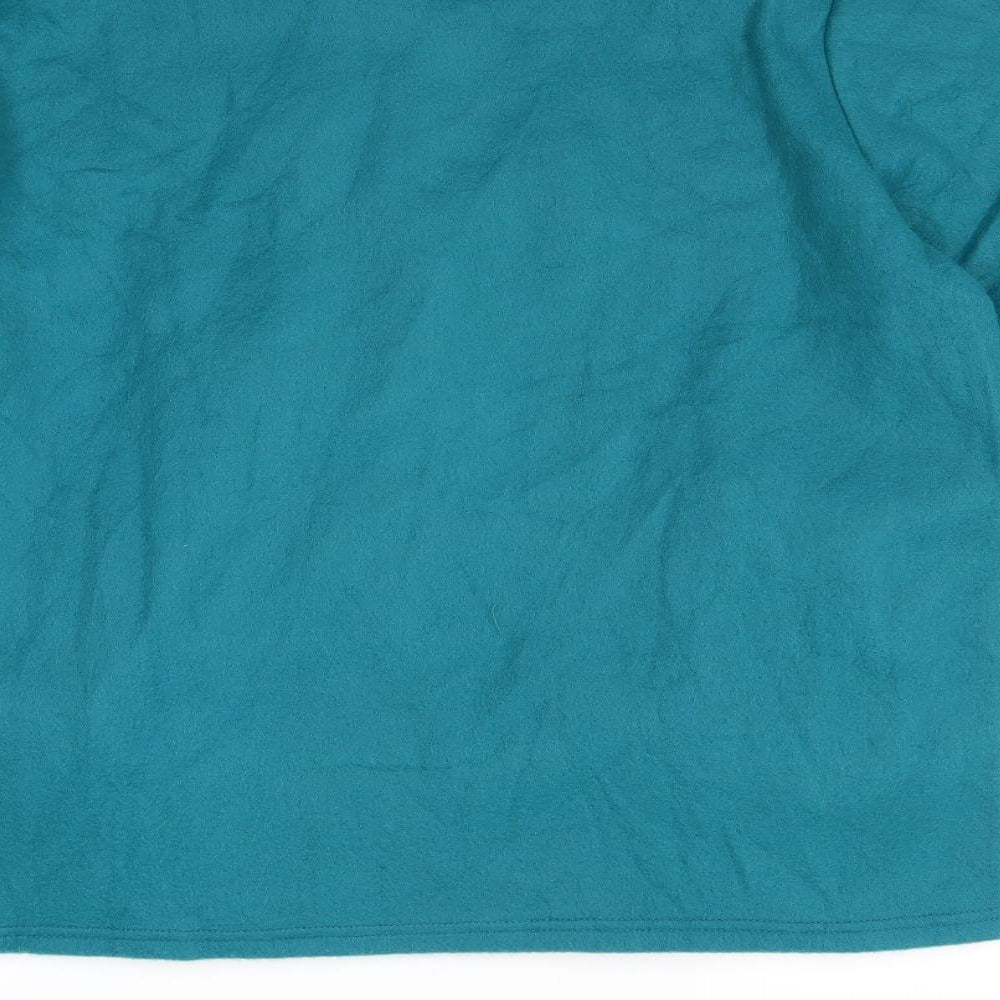 Anne De Lancay Womens Green   Jacket Coat Size L