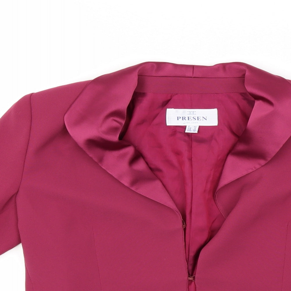 presen Womens Red   Jacket Coat Size 10