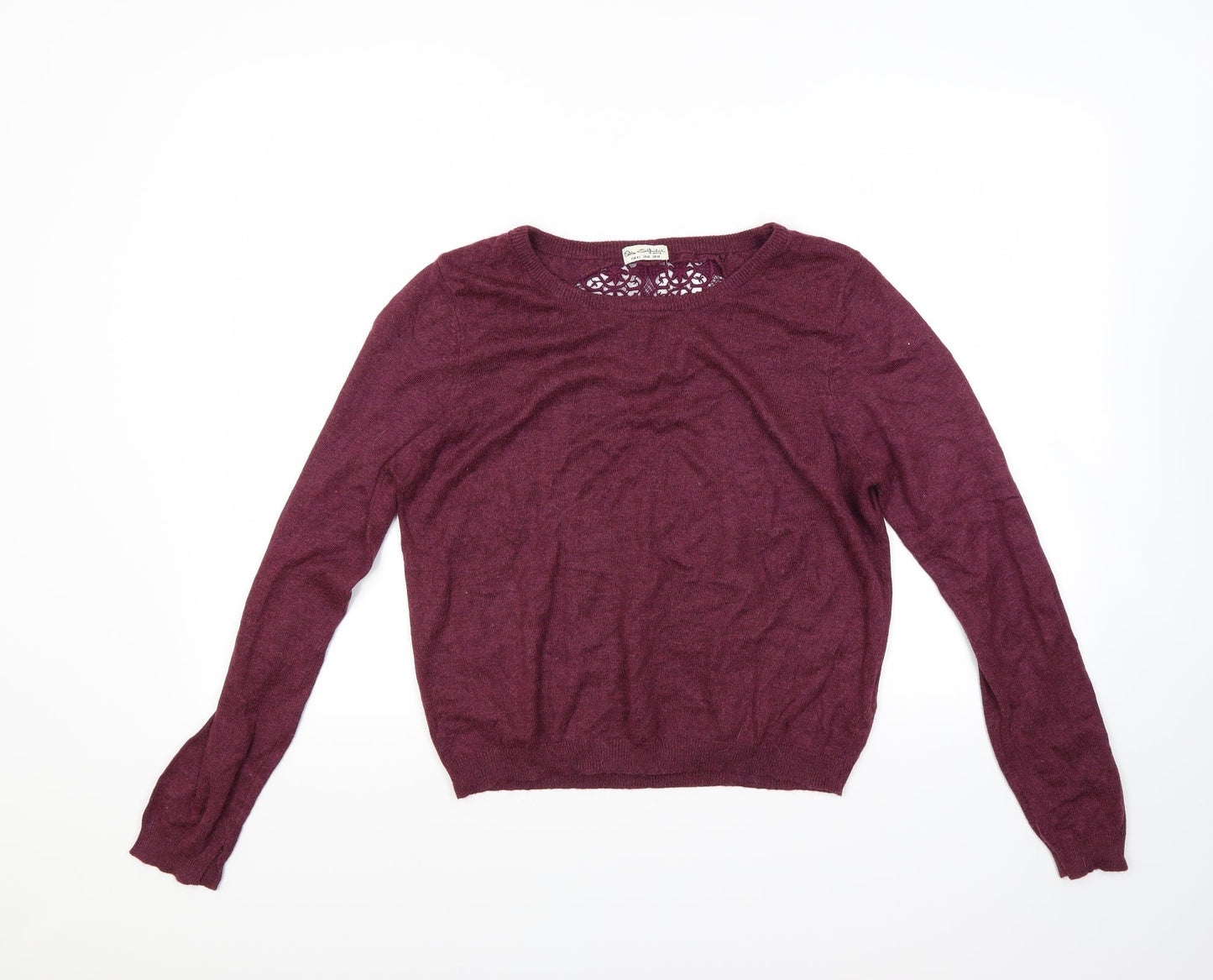 Miss Selfridge Womens Red   Pullover Jumper Size 14