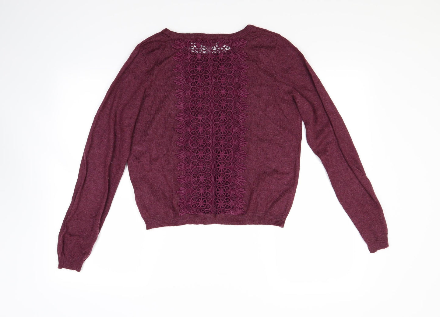 Miss Selfridge Womens Red   Pullover Jumper Size 14