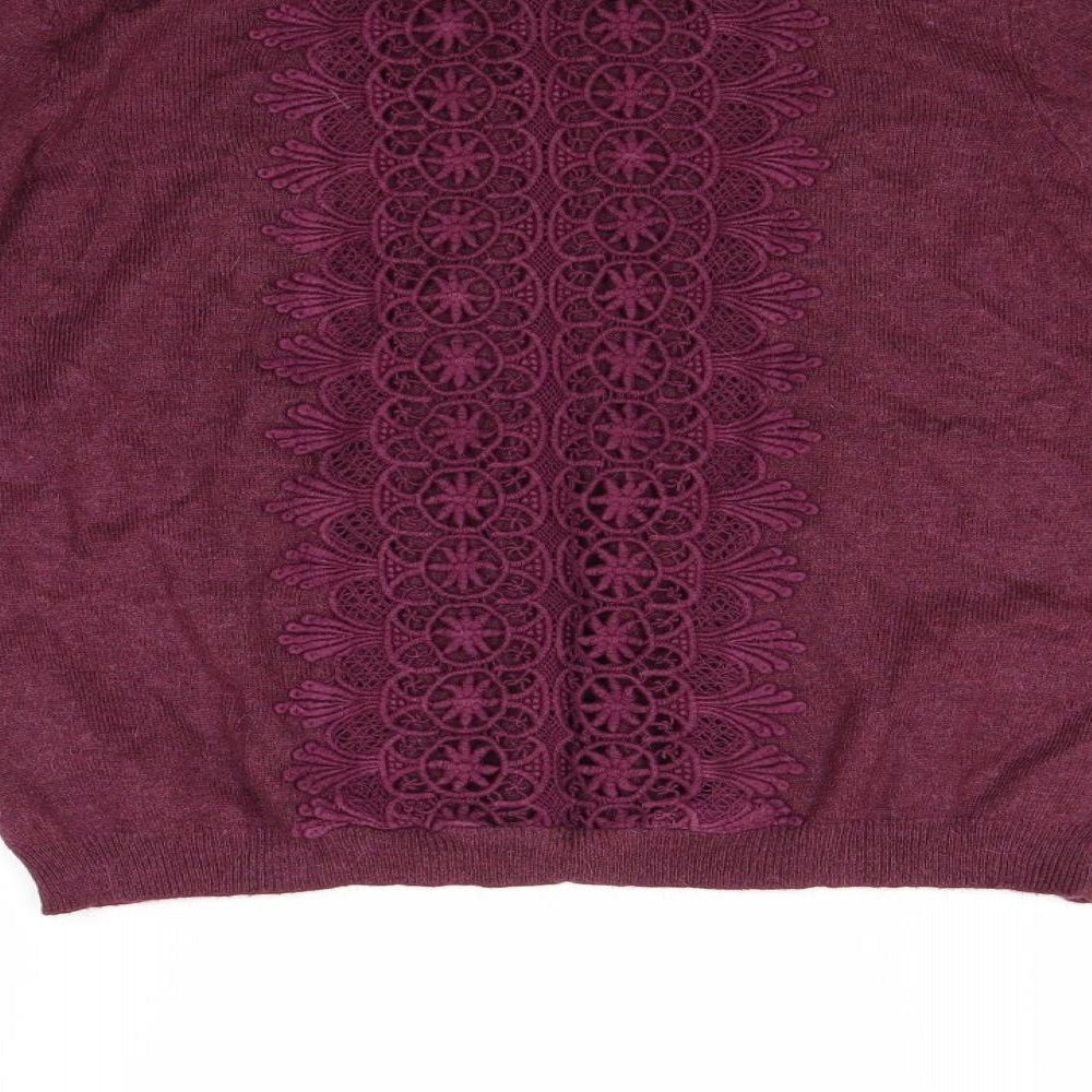 Miss Selfridge Womens Red   Pullover Jumper Size 14
