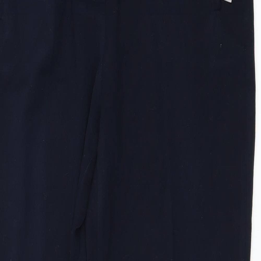 Marks and Spencer Womens Blue   Trousers  Size 14 L24 in