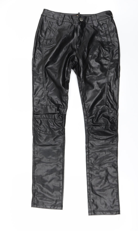 Preworn Womens Black   Trousers  Size M L30 in