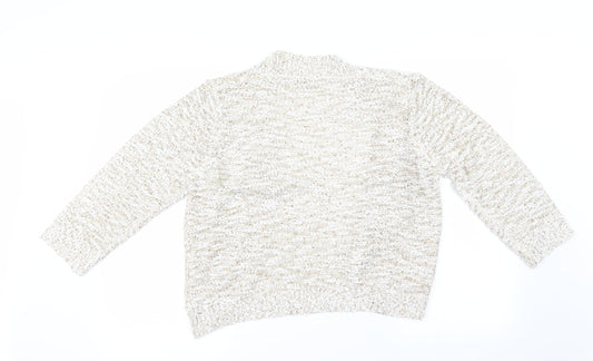 David Emmanuel  Womens Ivory   Cardigan Jumper Size M