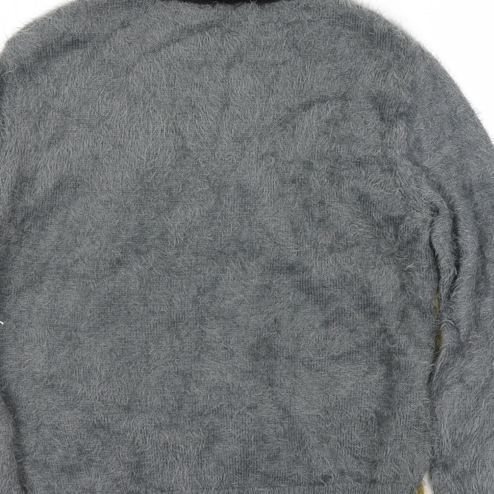 Klass Womens Grey   Pullover Jumper Size XL