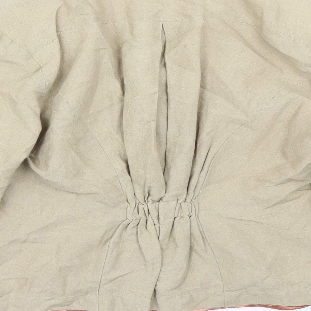 nougart Womens Beige   Jacket  Size M