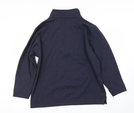 Bonmarché Womens Blue   Henley Jumper Size M