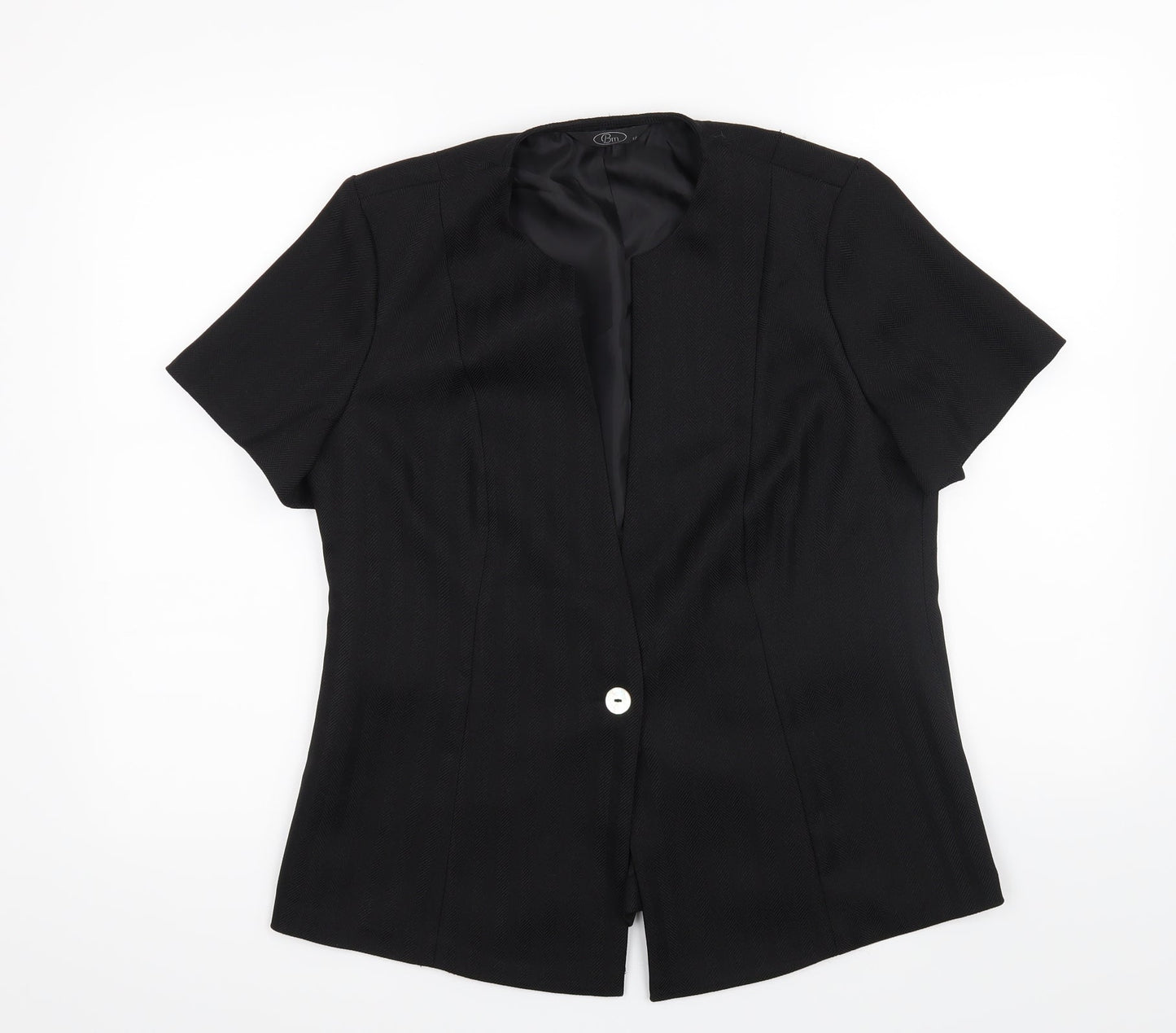 Bonmarché Womens Black   Jacket Blazer Size 12