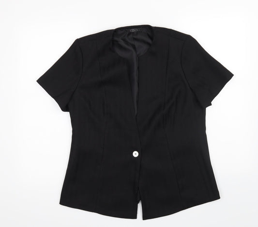 Bonmarché Womens Black   Jacket Blazer Size 12