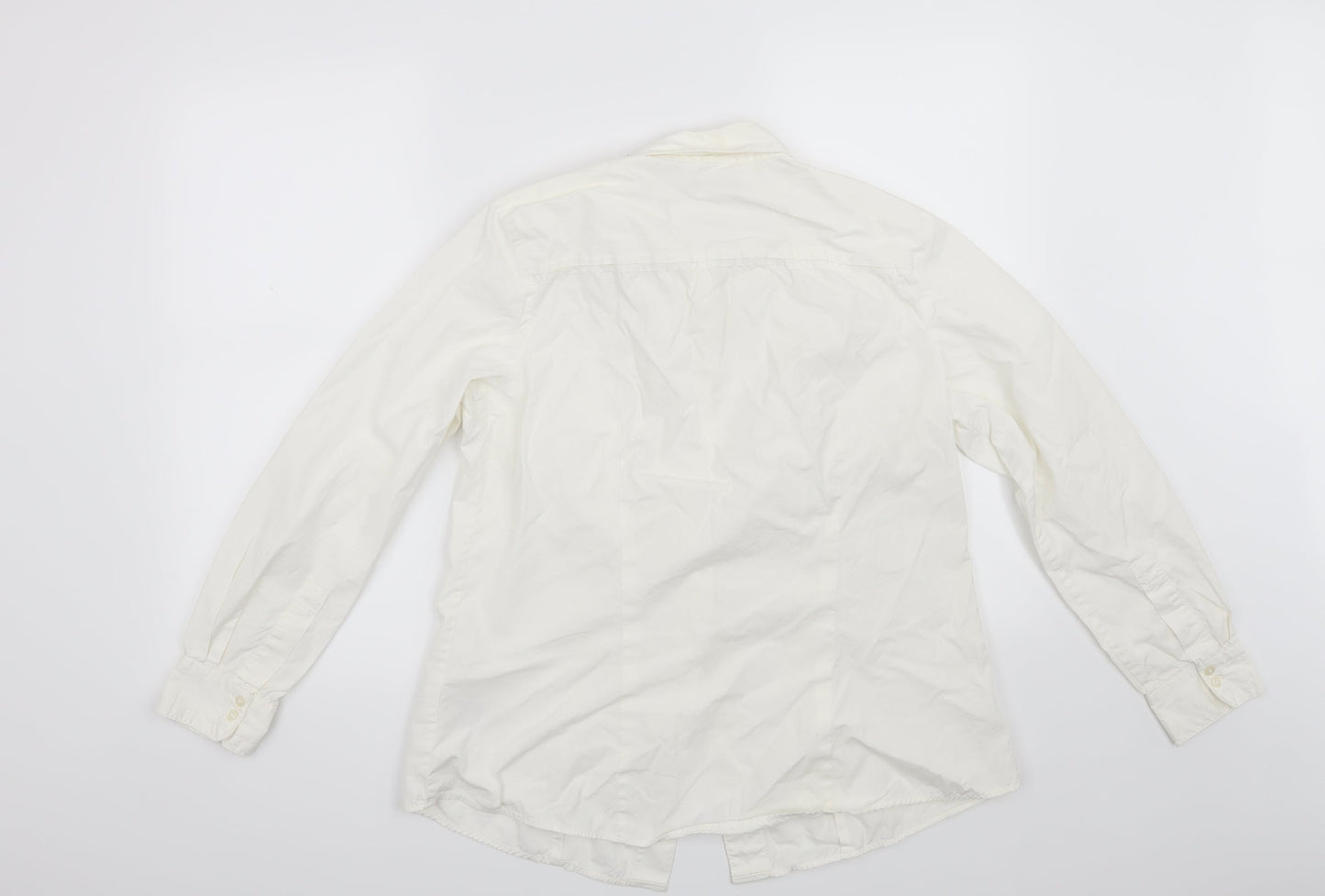 Gap Womens White   Basic Button-Up Size 12