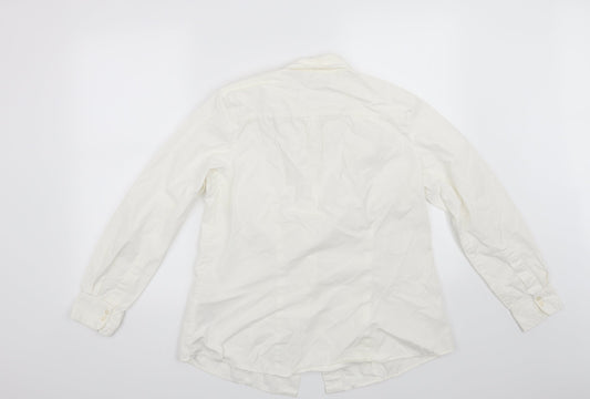 Gap Womens White   Basic Button-Up Size 12