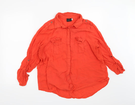 Spirit Womens Red   Basic Blouse Size 20
