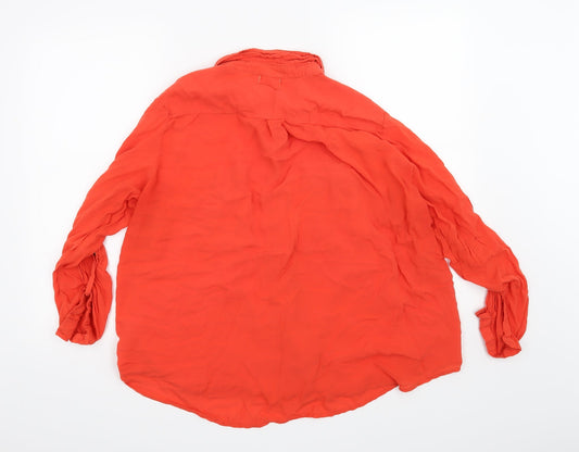 Spirit Womens Red   Basic Blouse Size 20