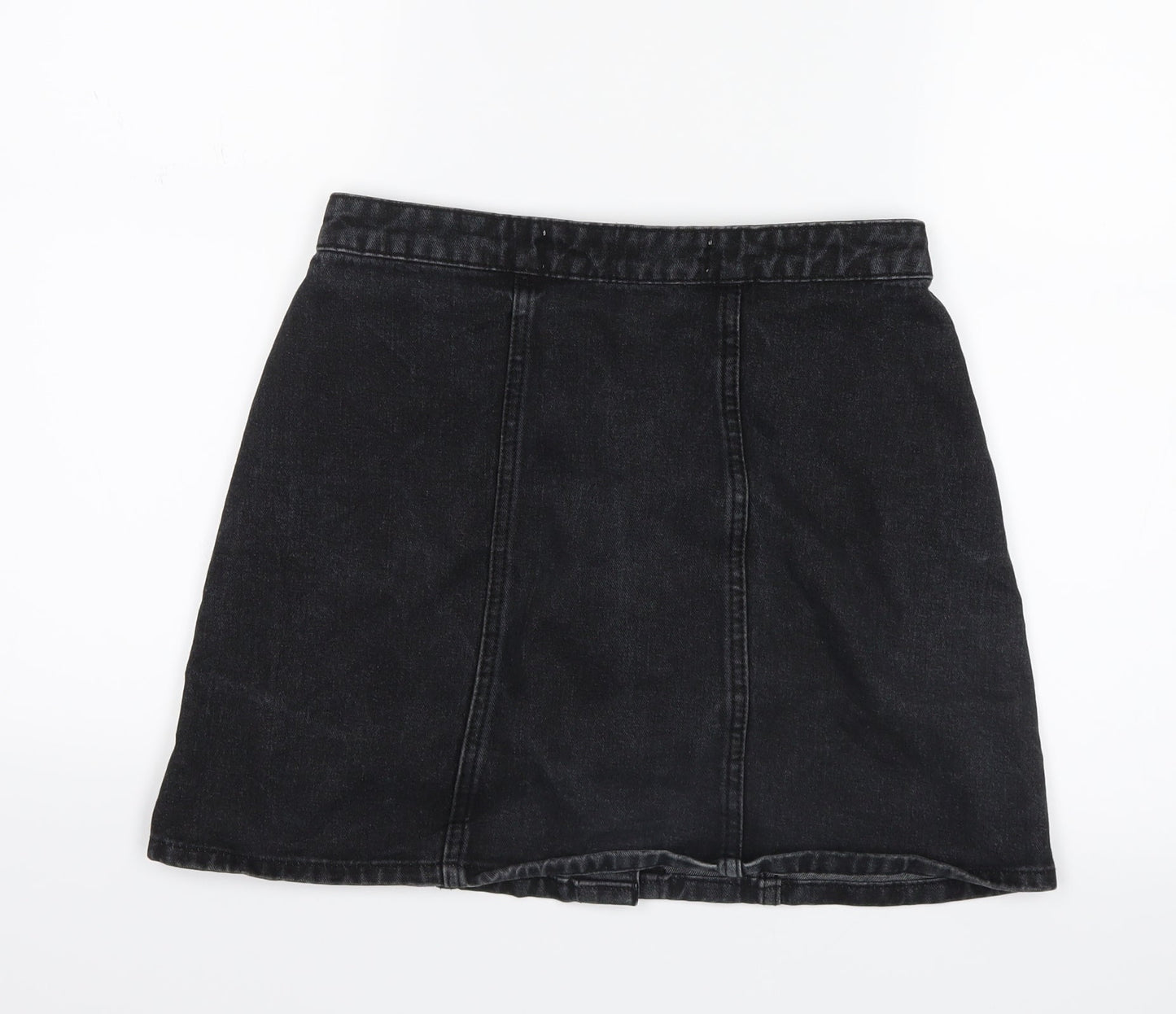 Denim Co. Womens Black  Denim Straight & Pencil Skirt Size 8