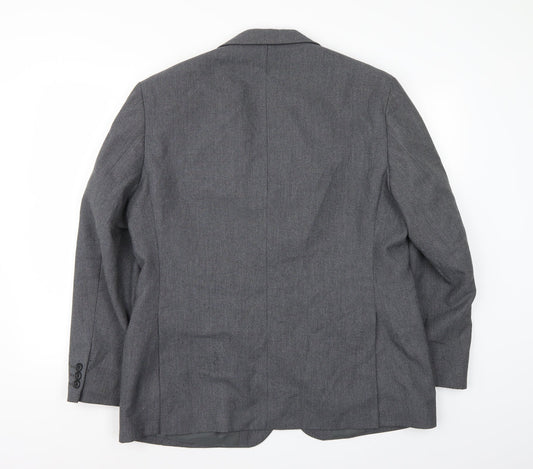 Marks and Spencer Mens Grey   Jacket Suit Jacket Size 42