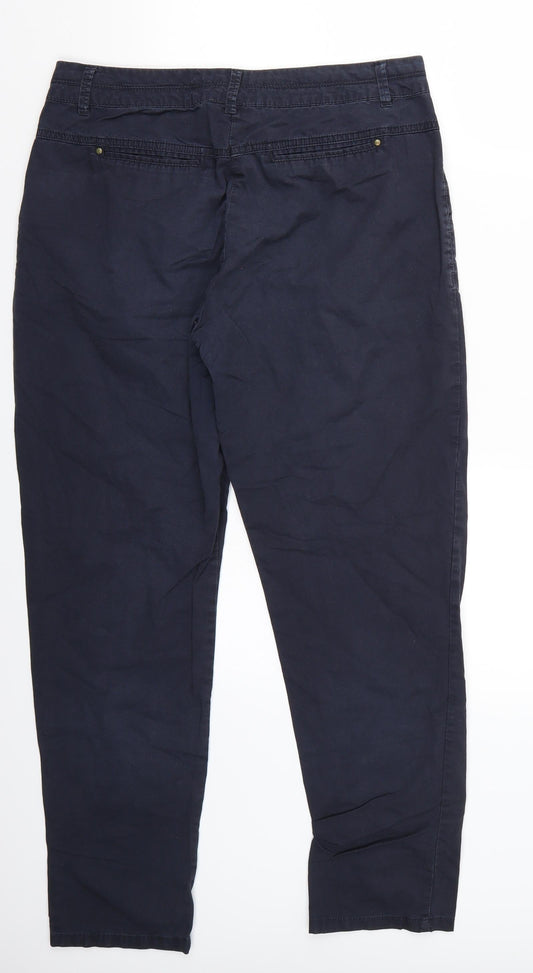 Wallis Womens Blue   Trousers  Size 10 L27 in
