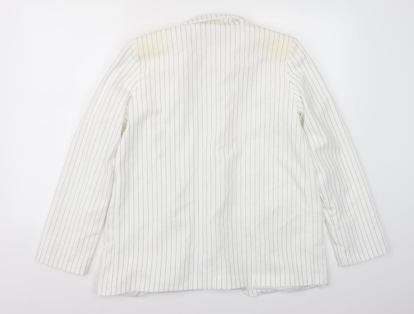 Maia Hemera Womens White   Jacket Blazer Size S  - shoulder pads