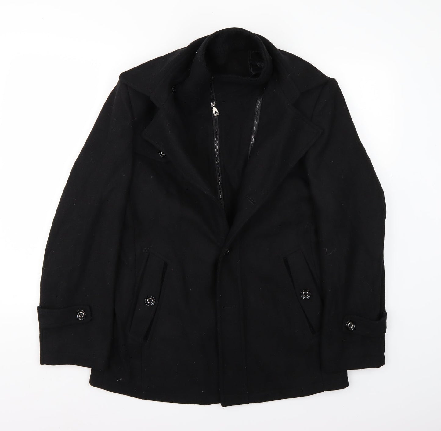 Preworn Womens Black   Jacket Coat Size S