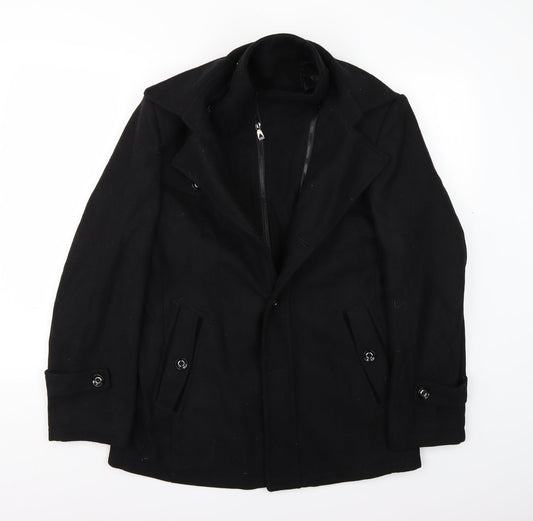 Preworn Womens Black   Jacket Coat Size S