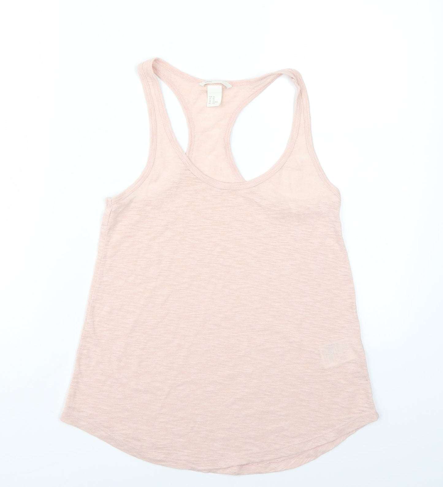 H&M Womens Pink   Basic T-Shirt Size XS